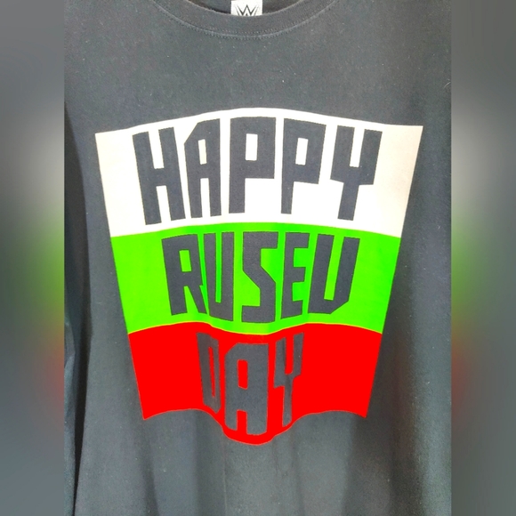 WWE Wrestling T-shirt Happy Rusev Day Size 3XL - Picture 3 of 7